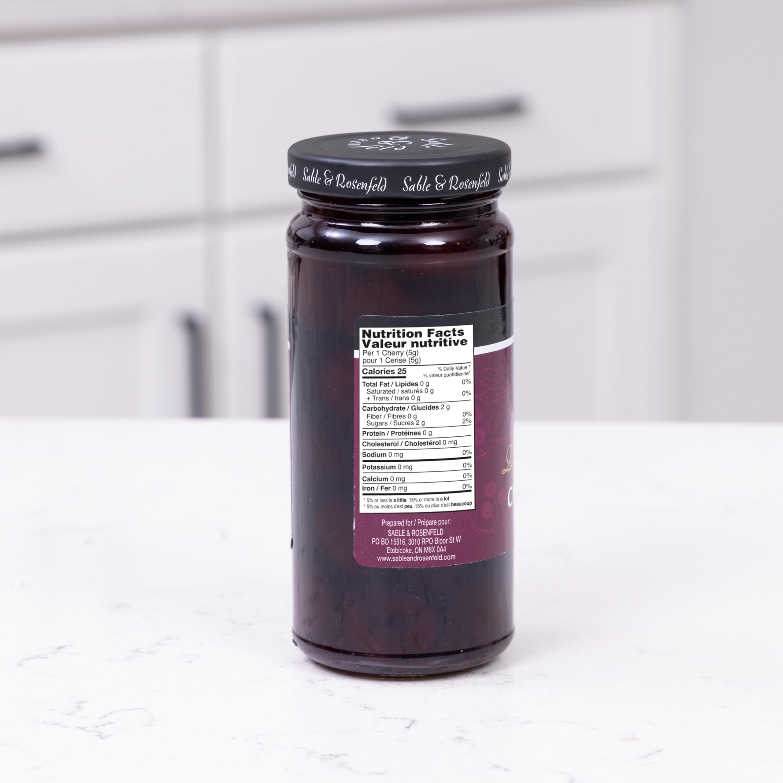 Amazon.com : Sable & Rosenfeld Bourbon Tipsy Dark Reserve Cherries